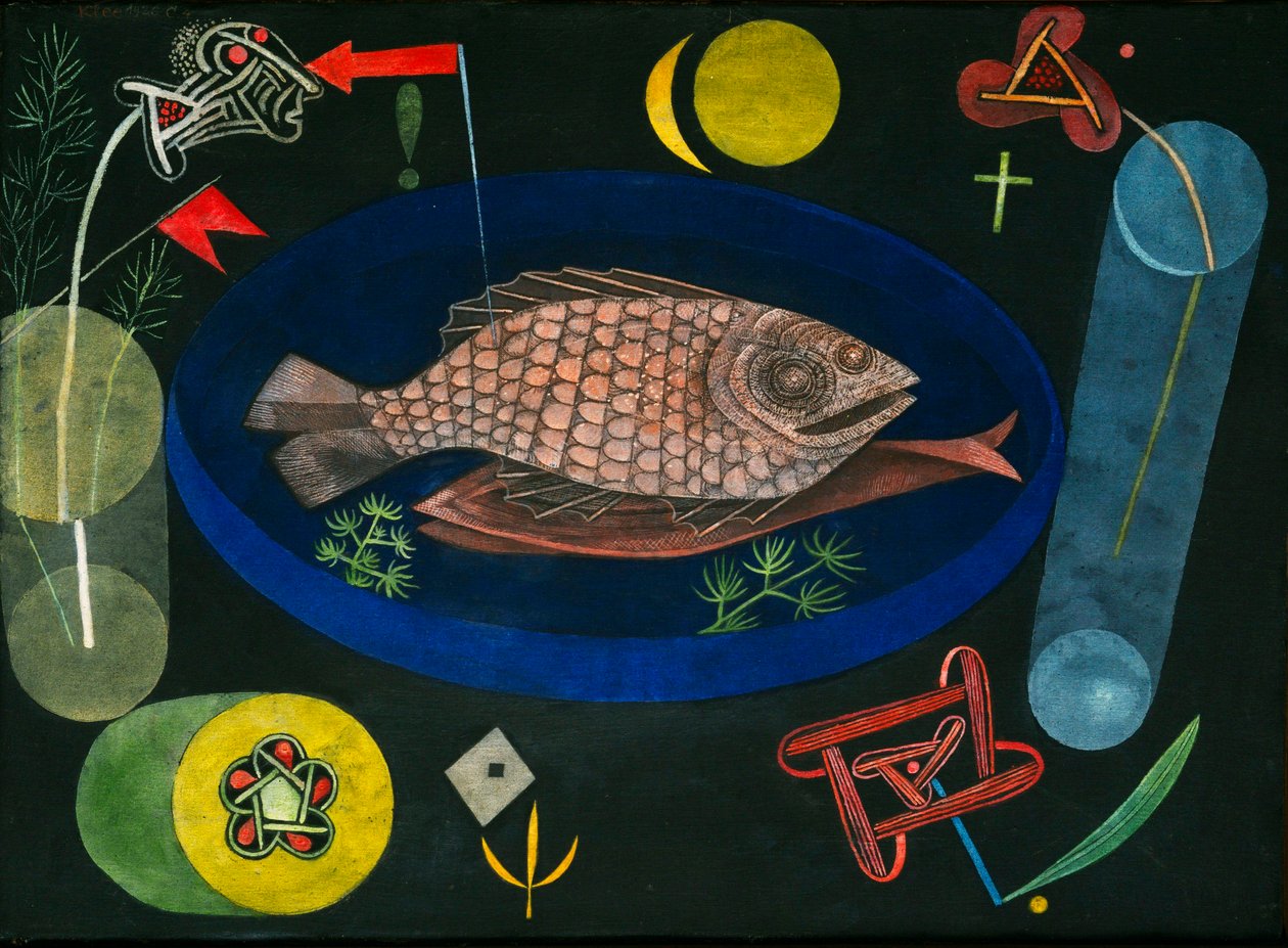 Wokół ryby autorstwa Paul Klee