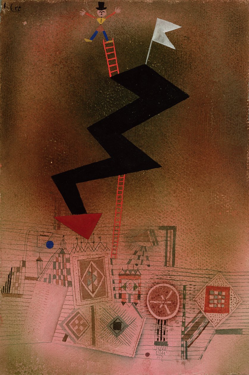 Aresztowany Błyskawica autorstwa Paul Klee