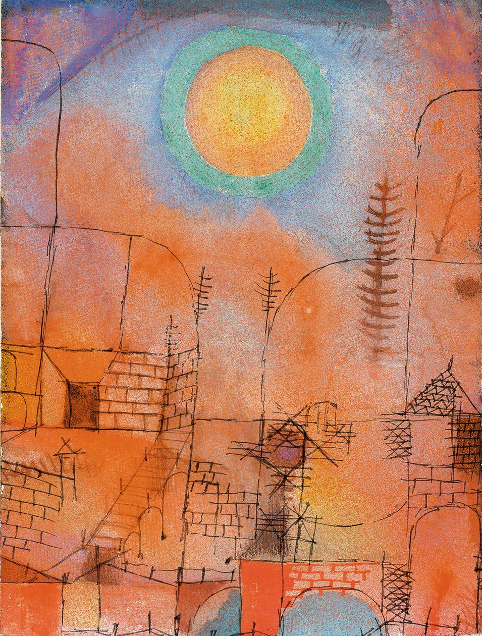 Budowa, 1919. autorstwa Paul Klee