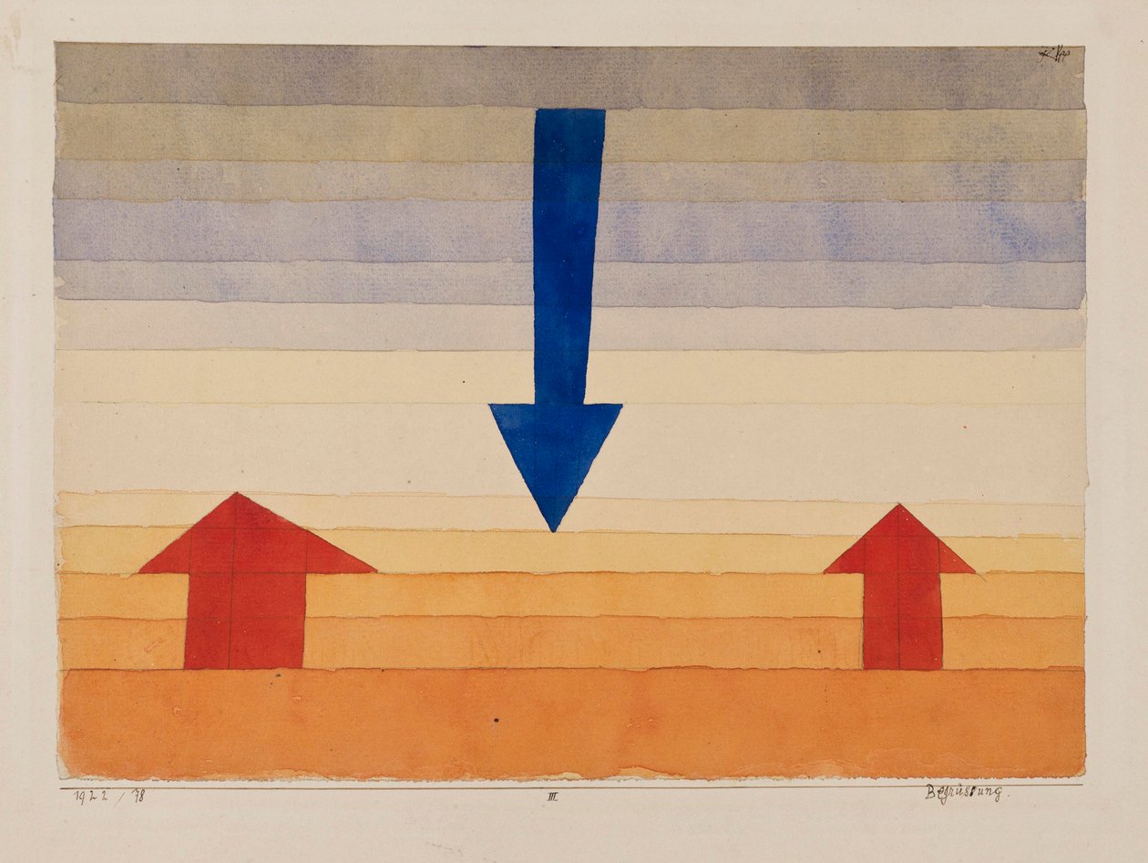 Pozdrowienia, 1922. autorstwa Paul Klee