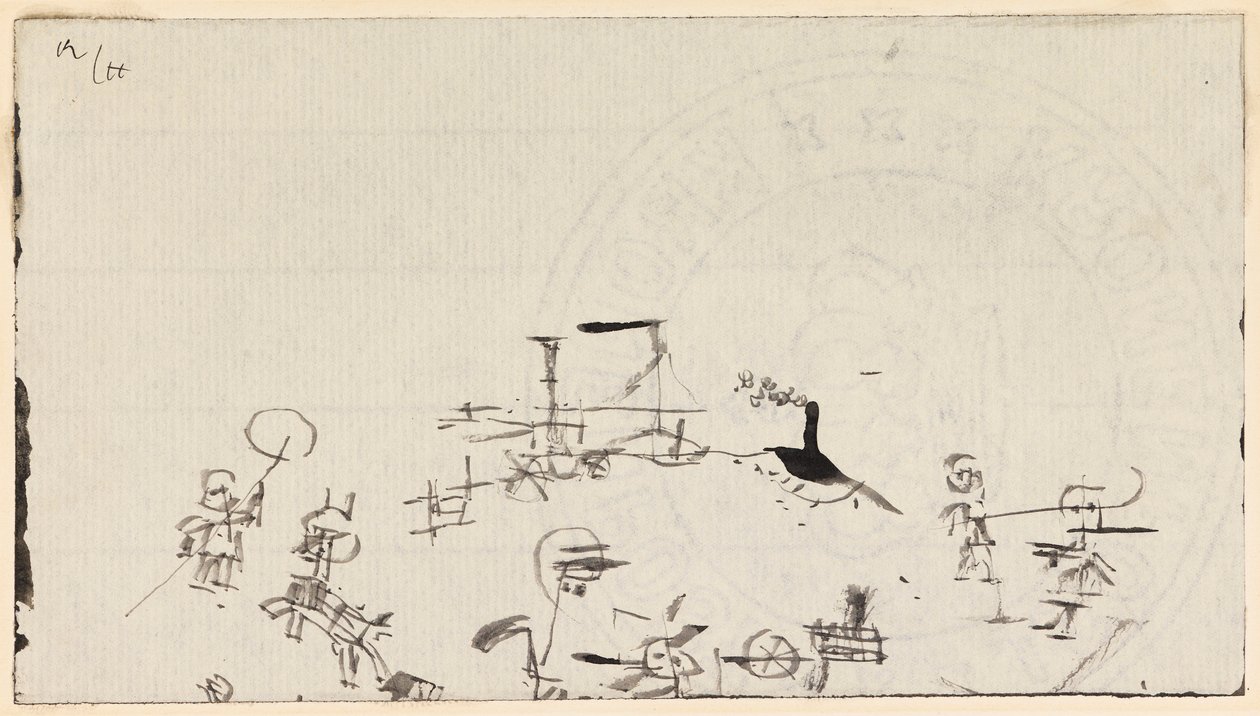 Ruchliwa plaża, 1926. autorstwa Paul Klee