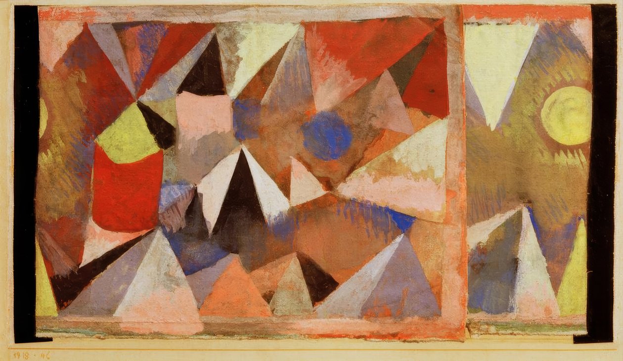 Górski krajobraz autorstwa Paul Klee