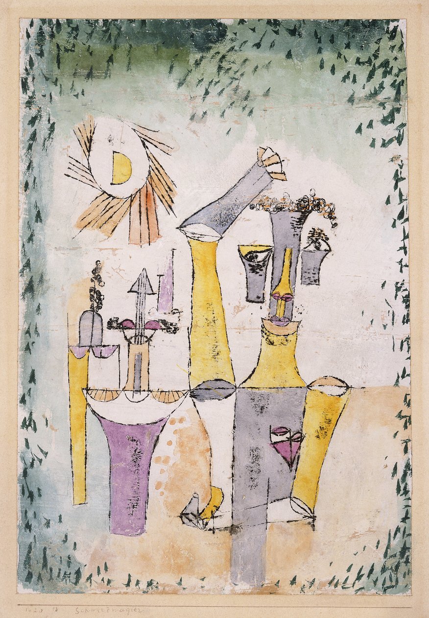 Czarna magia; Schwarzmagier autorstwa Paul Klee