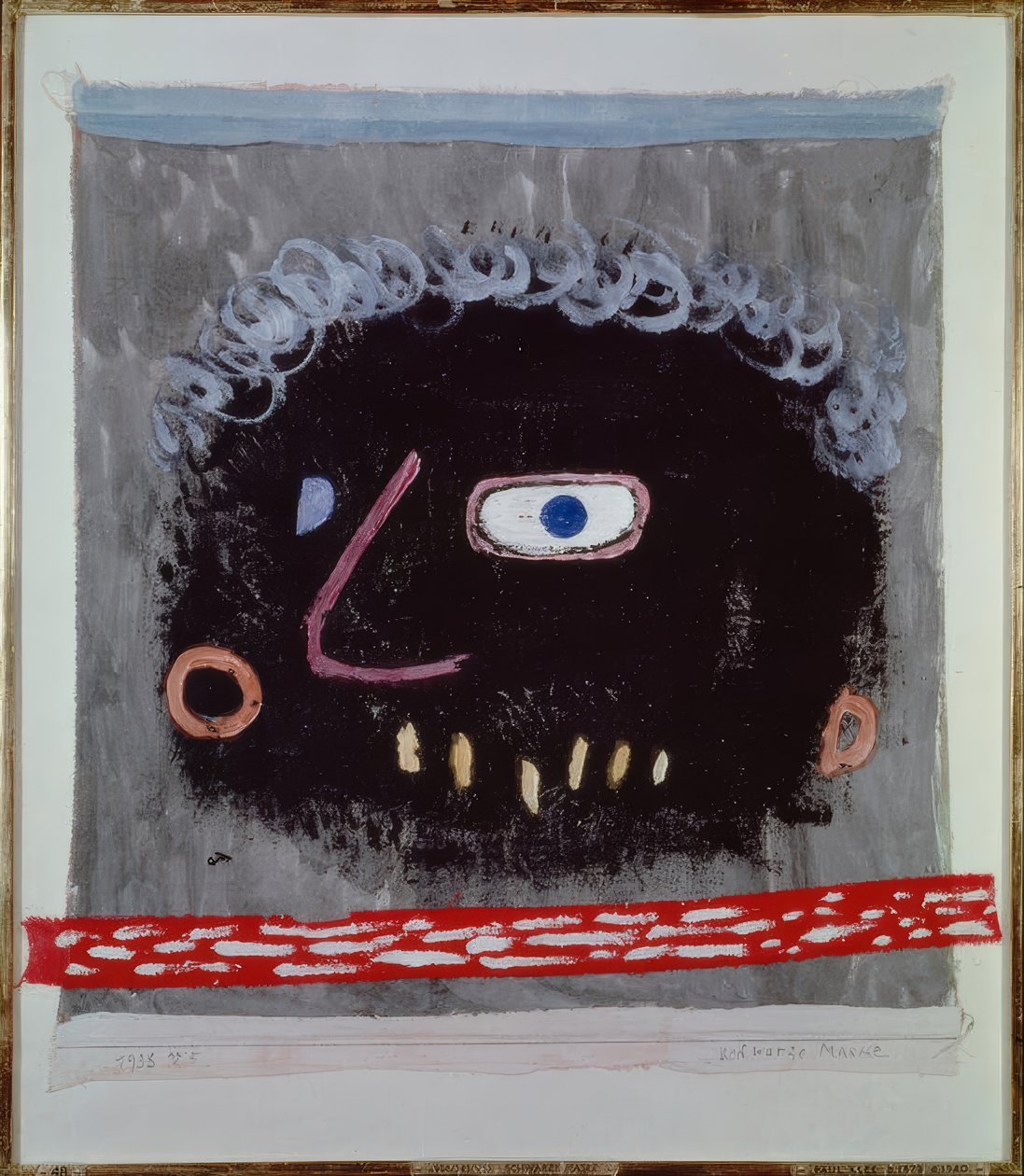 Czarna maska autorstwa Paul Klee