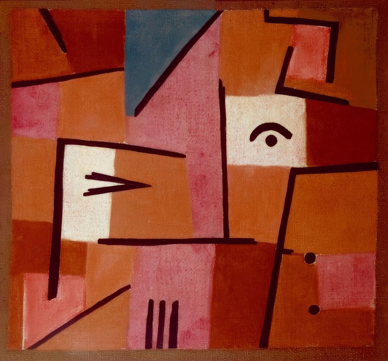 Widok z czerwieni autorstwa Paul Klee