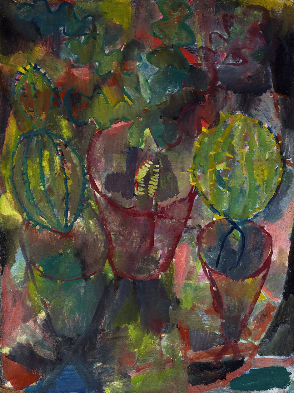 Kaktusy, 1912. autorstwa Paul Klee