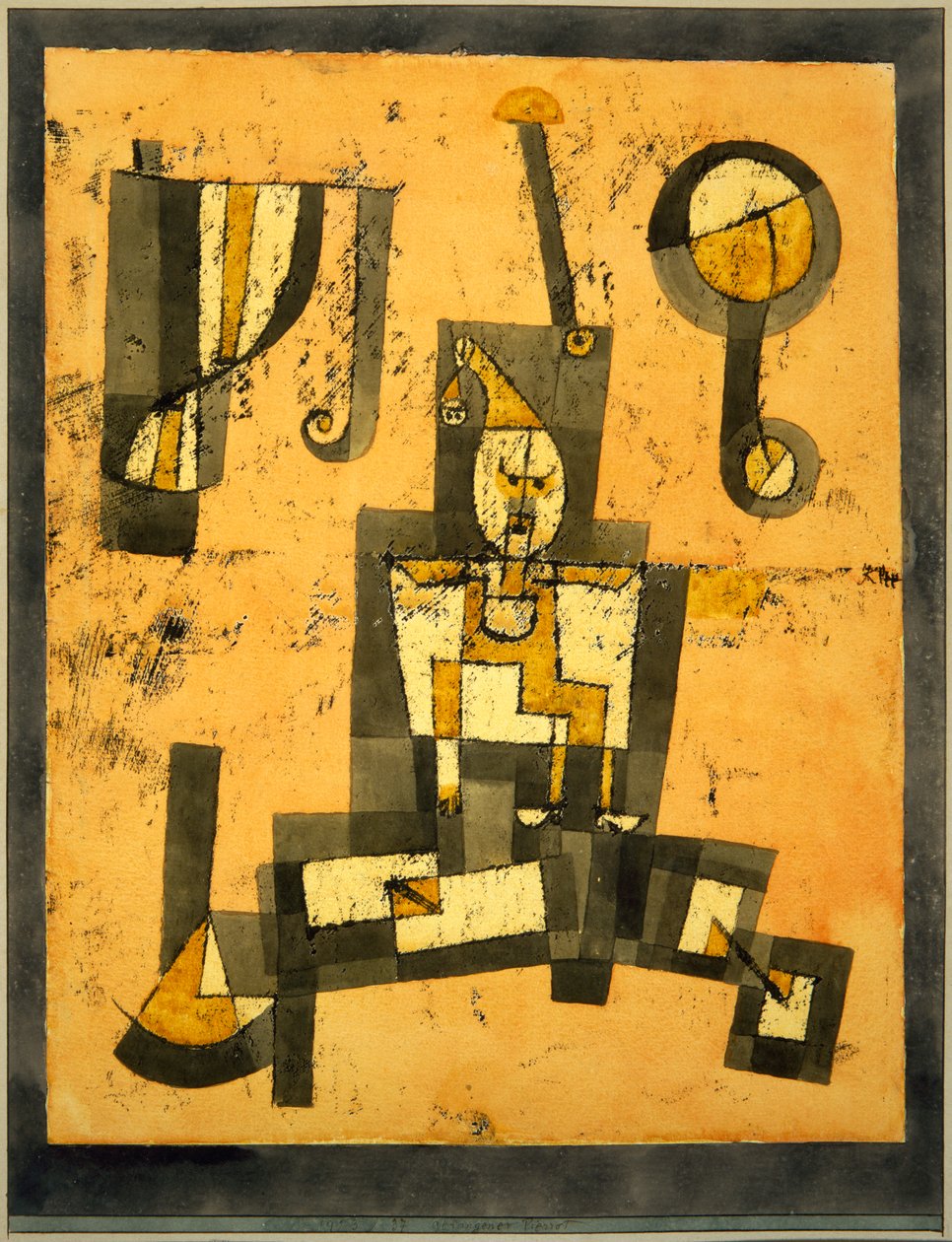 Uwięziony Pierrot autorstwa Paul Klee