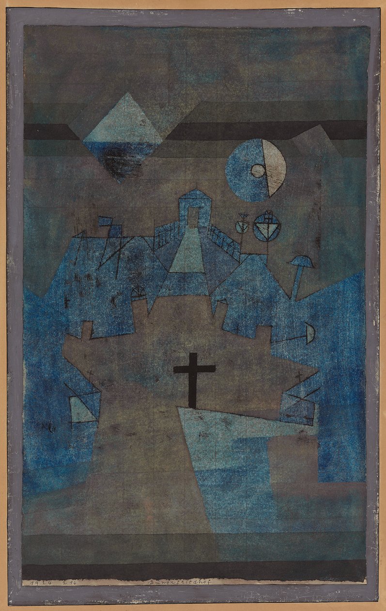 Cmentarz na Wydmach; Dunenfriedhof autorstwa Paul Klee