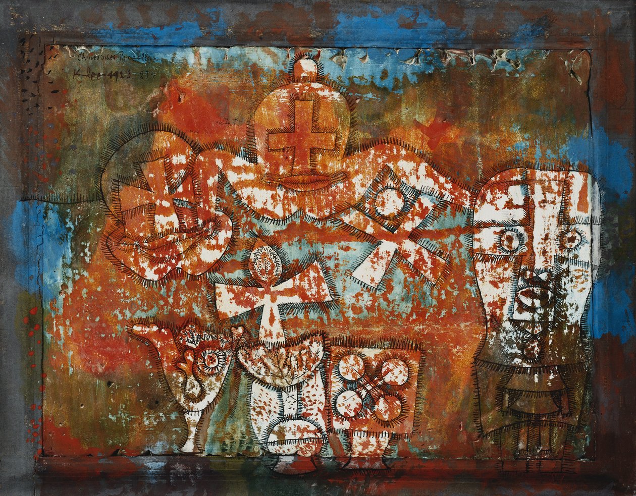 chińska porcelana; chińska porcelana autorstwa Paul Klee