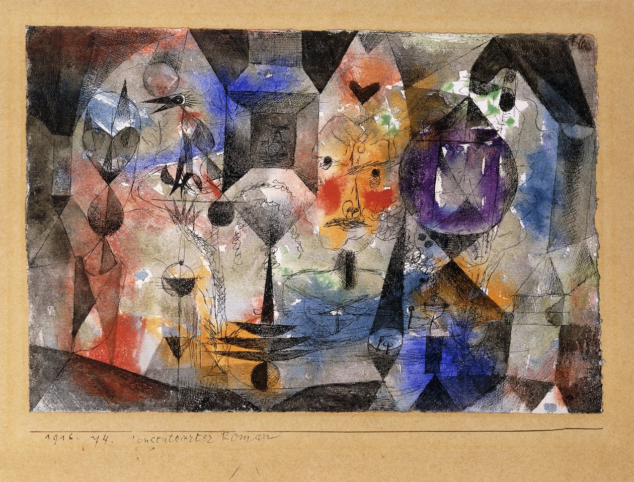 Koncentrator Roman autorstwa Paul Klee
