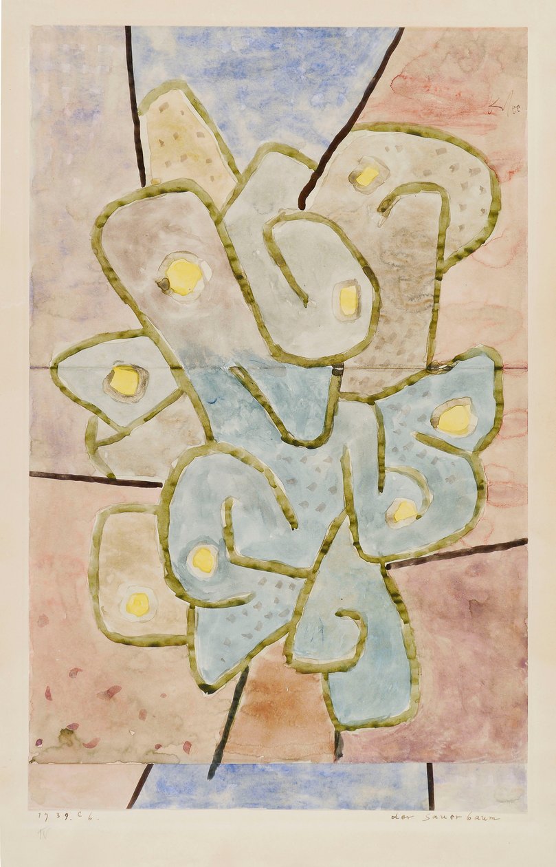 Kwaśne drzewo Kwaśne drzewo, 1939. autorstwa Paul Klee