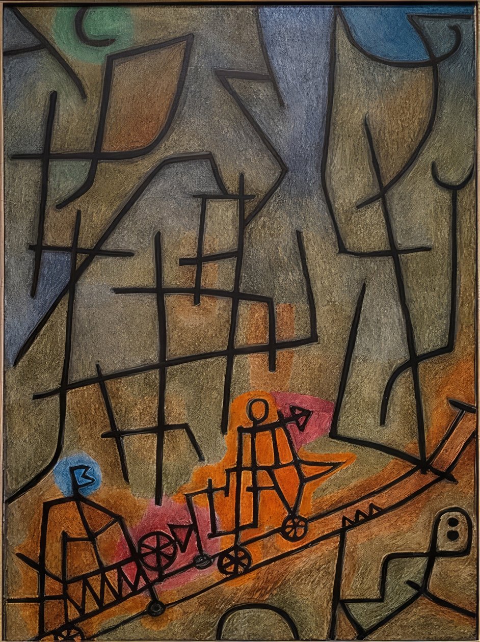 Zdobycie góry. 1939 autorstwa Paul Klee