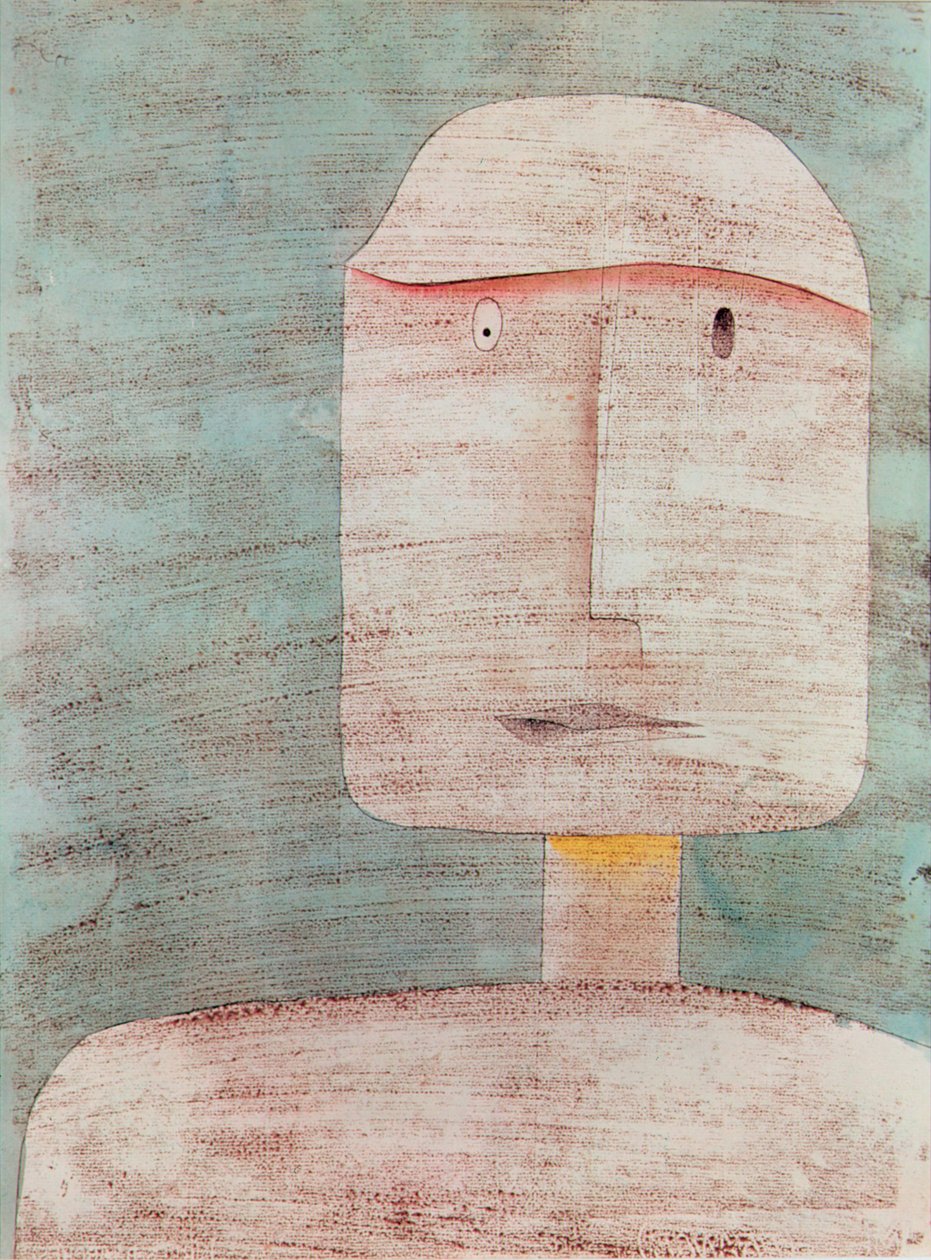Twarz wojownika autorstwa Paul Klee