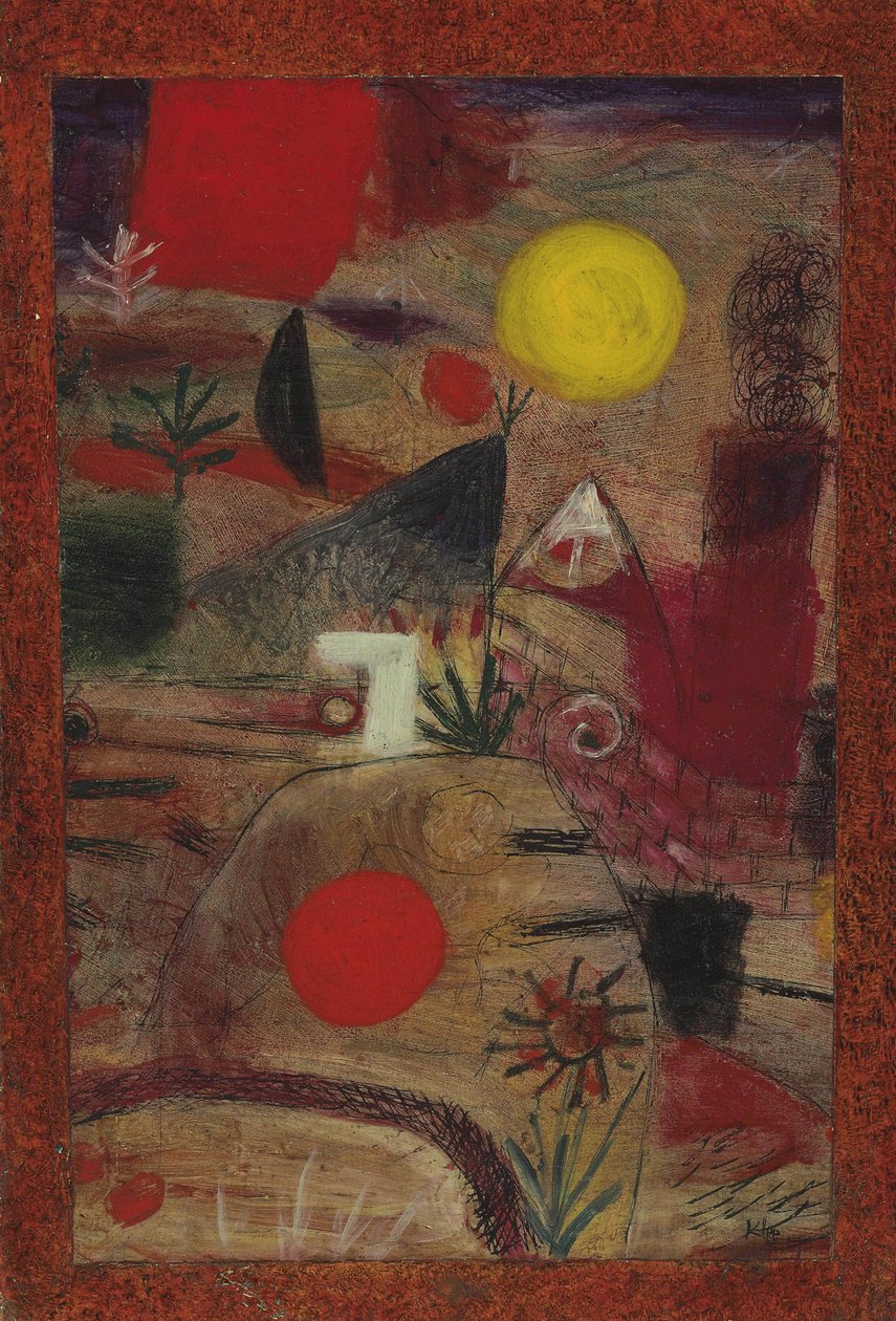 Świętowanie i upadek, 1920. autorstwa Paul Klee