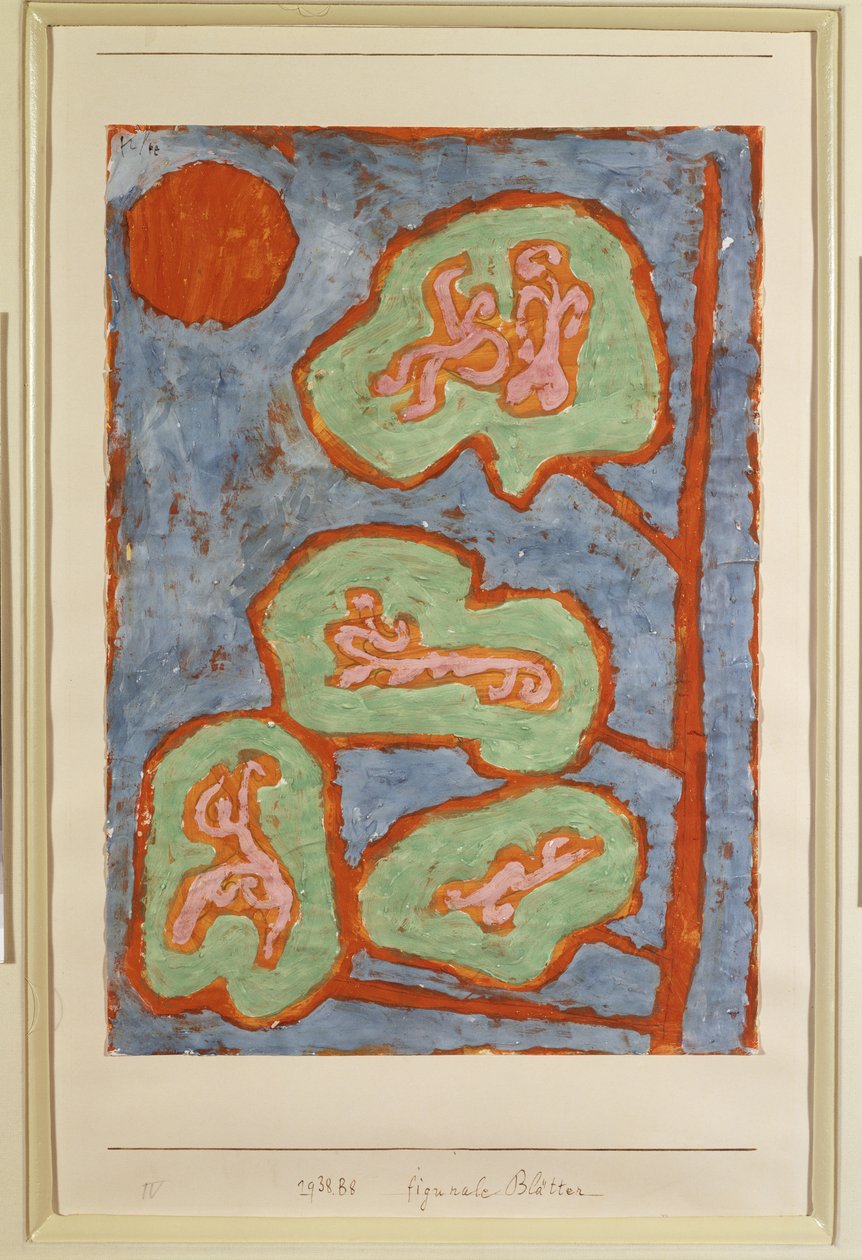 Verniz Figurativo Folhas autorstwa Paul Klee