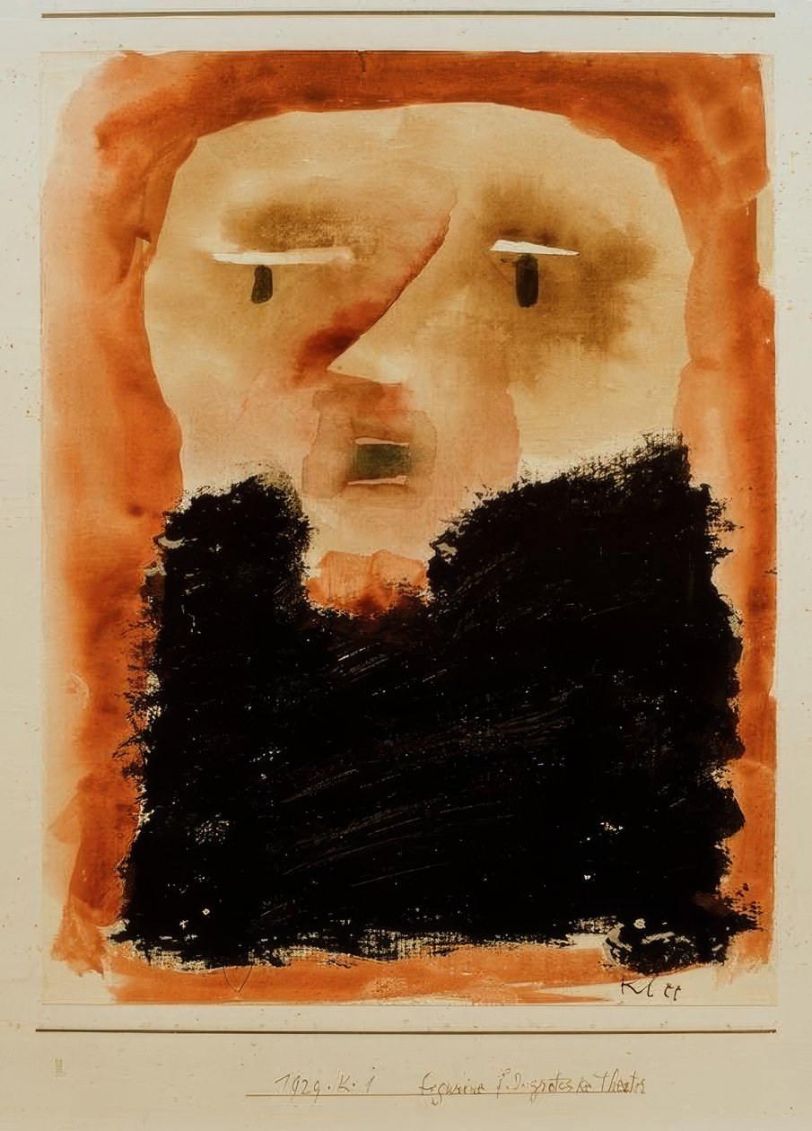 Figurka do teatru groteskowego autorstwa Paul Klee