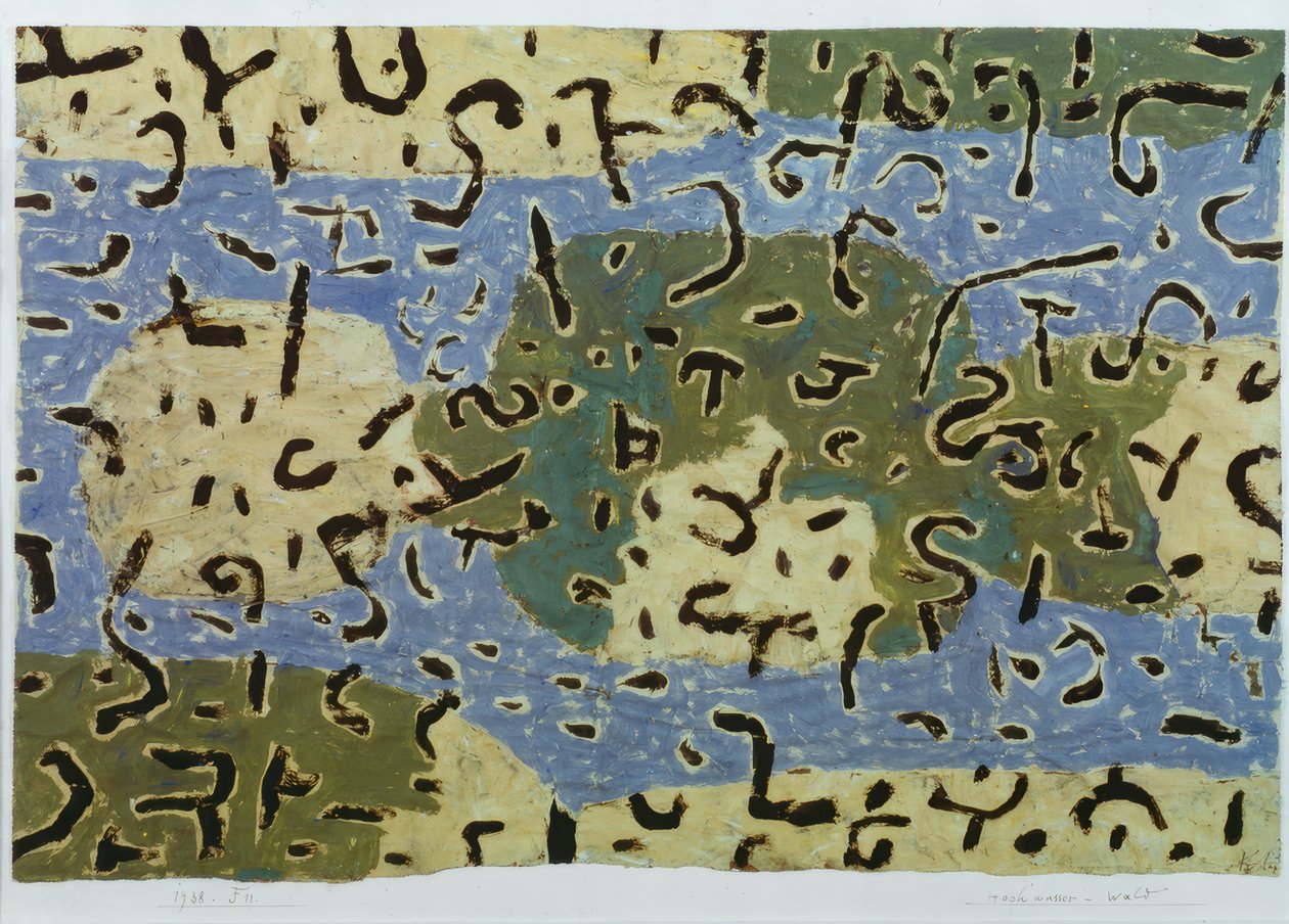 Las powodziowy autorstwa Paul Klee
