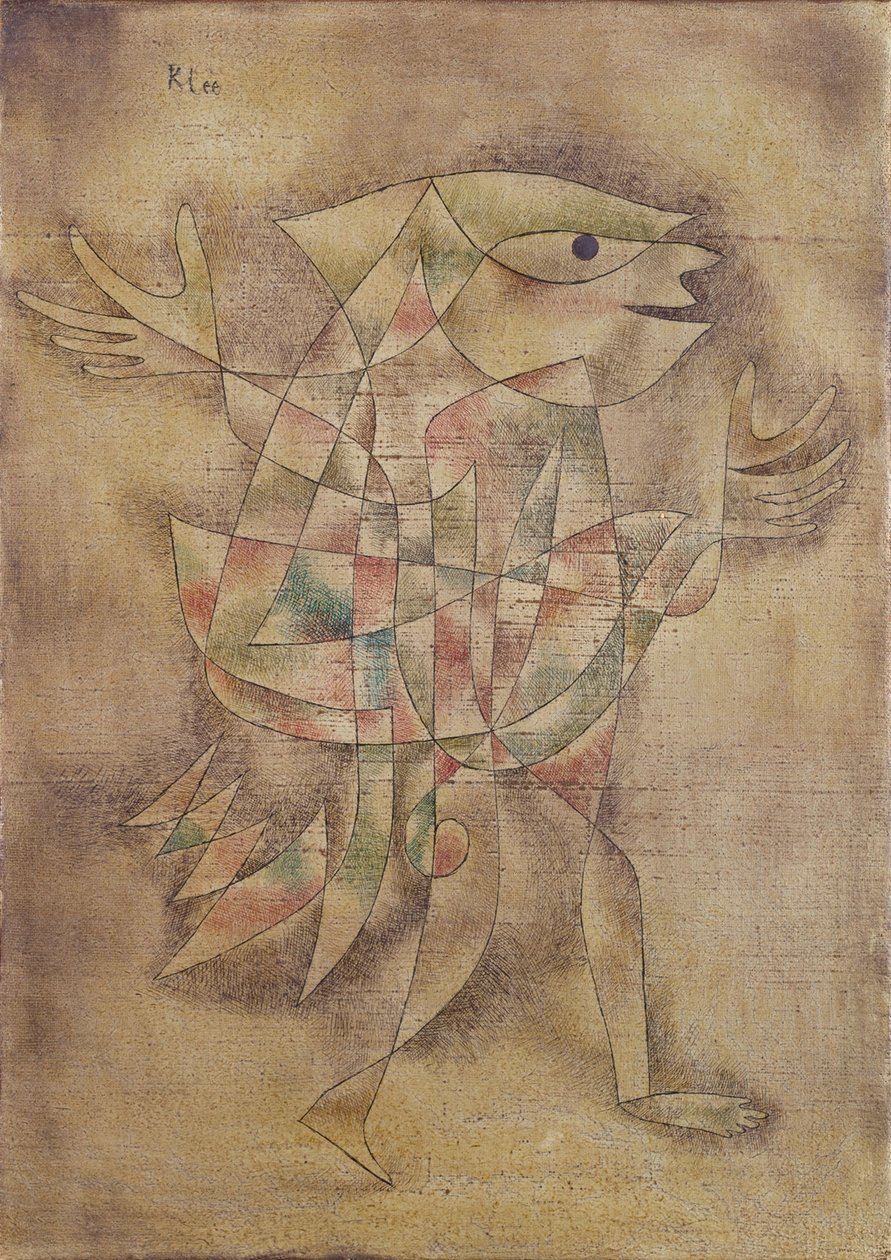 Fool in Trance Narr w trance, 1929 autorstwa Paul Klee