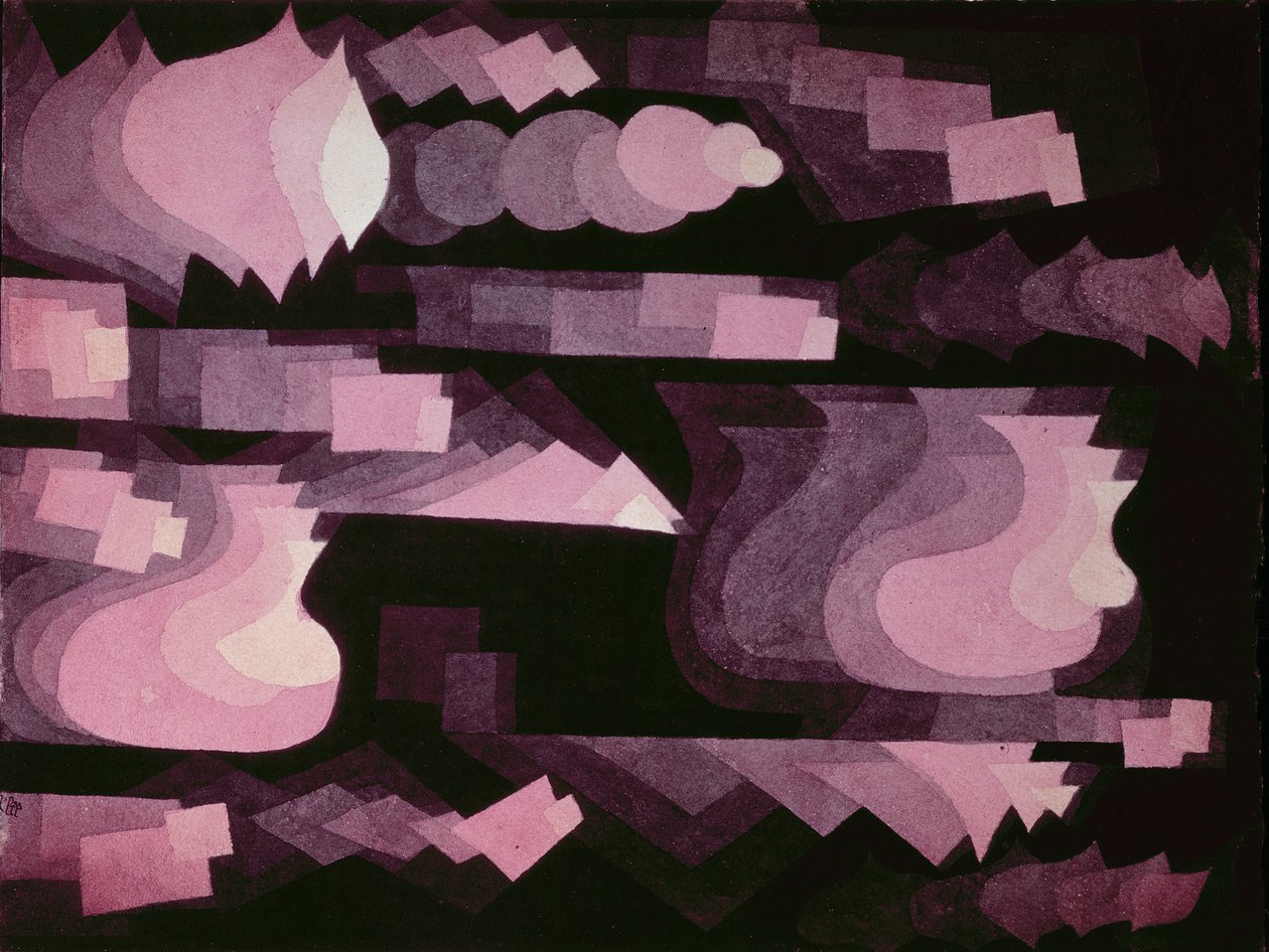 Fuga w czerwieni autorstwa Paul Klee