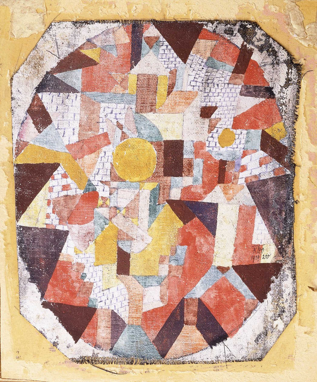 Księżyc w pełni w Brickwork autorstwa Paul Klee
