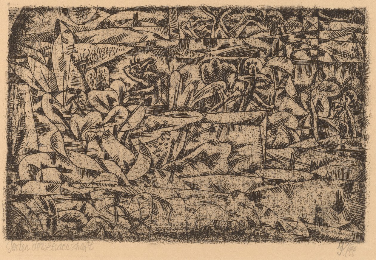 Ogród namiętności autorstwa Paul Klee