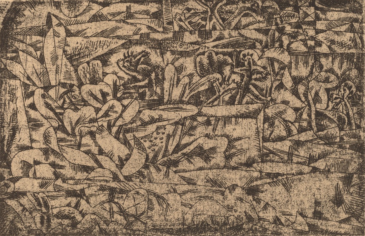 Ogród Męki Pańskiej Ogród Męki Pańskiej, 1913. autorstwa Paul Klee