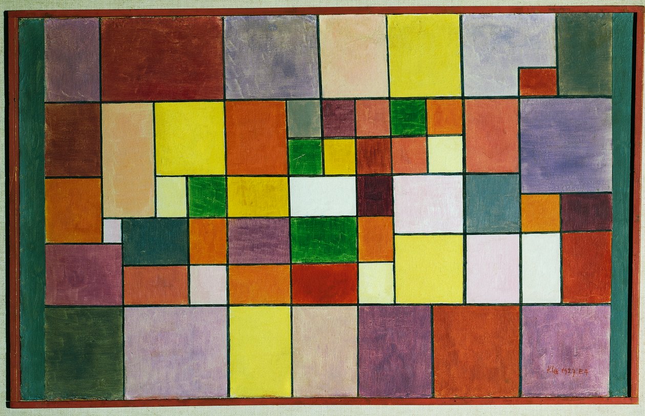 Harmonia nordyckiej flory autorstwa Paul Klee