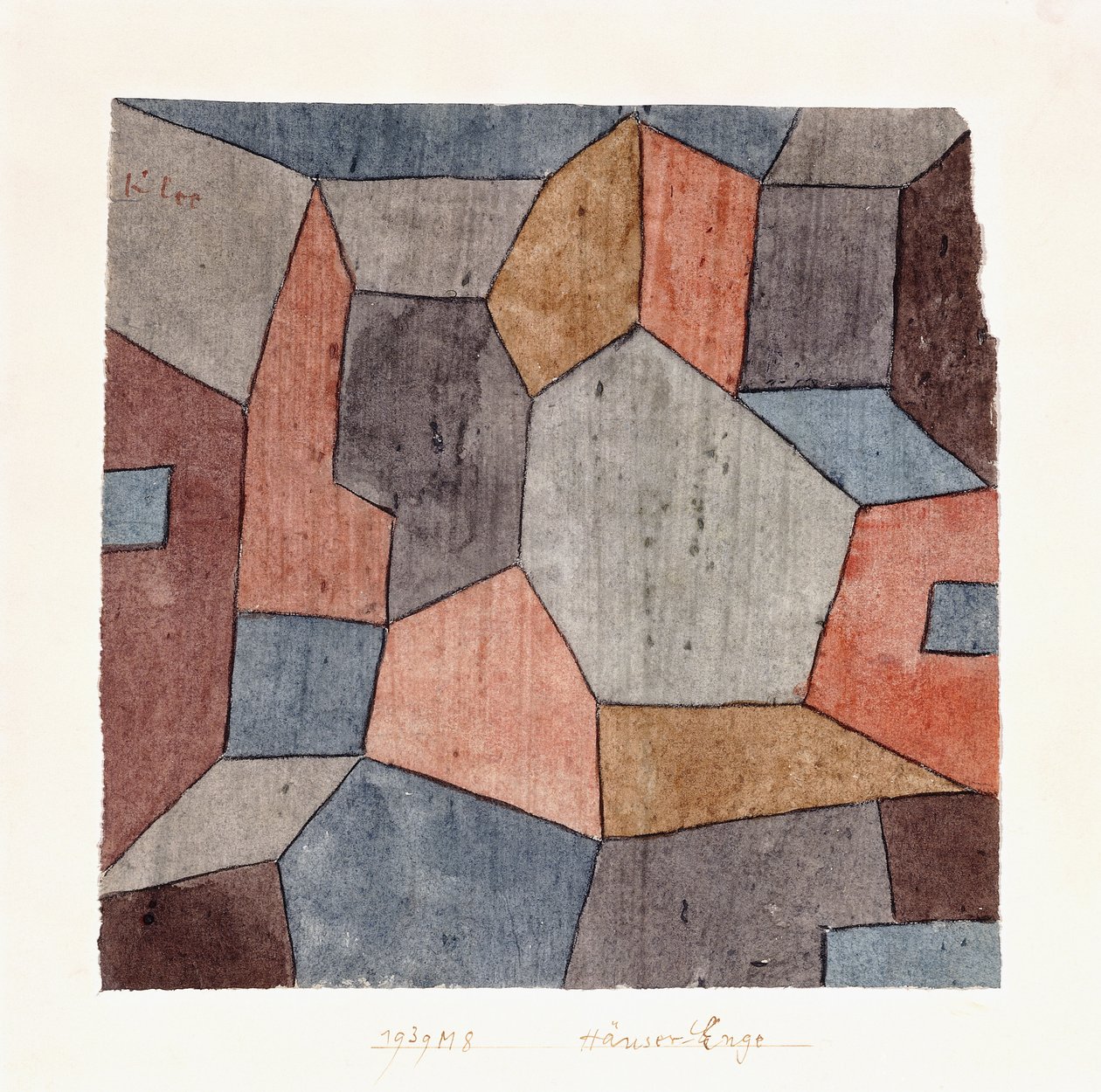 wąskość Hausera autorstwa Paul Klee