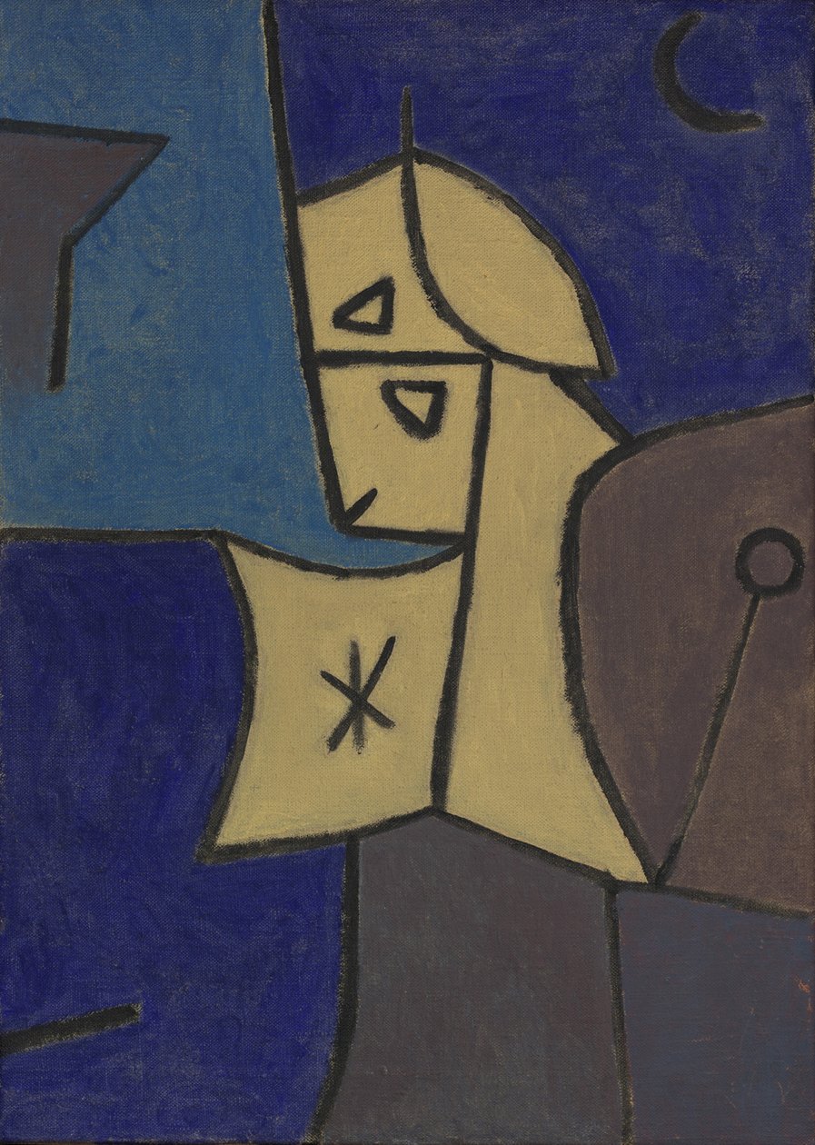 Wysoki Strażnik, 1940 autorstwa Paul Klee