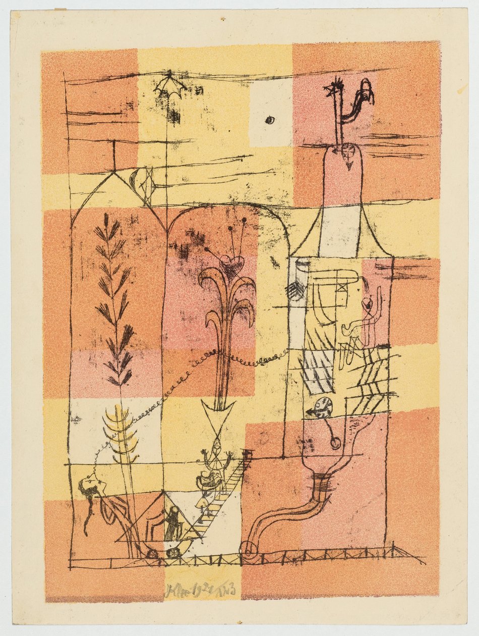 Scena Hoffmanna, 1921. autorstwa Paul Klee