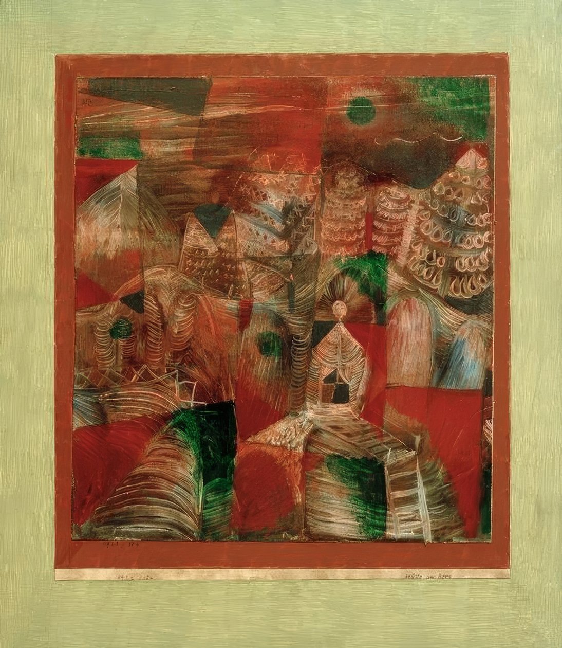 Chata na górze autorstwa Paul Klee