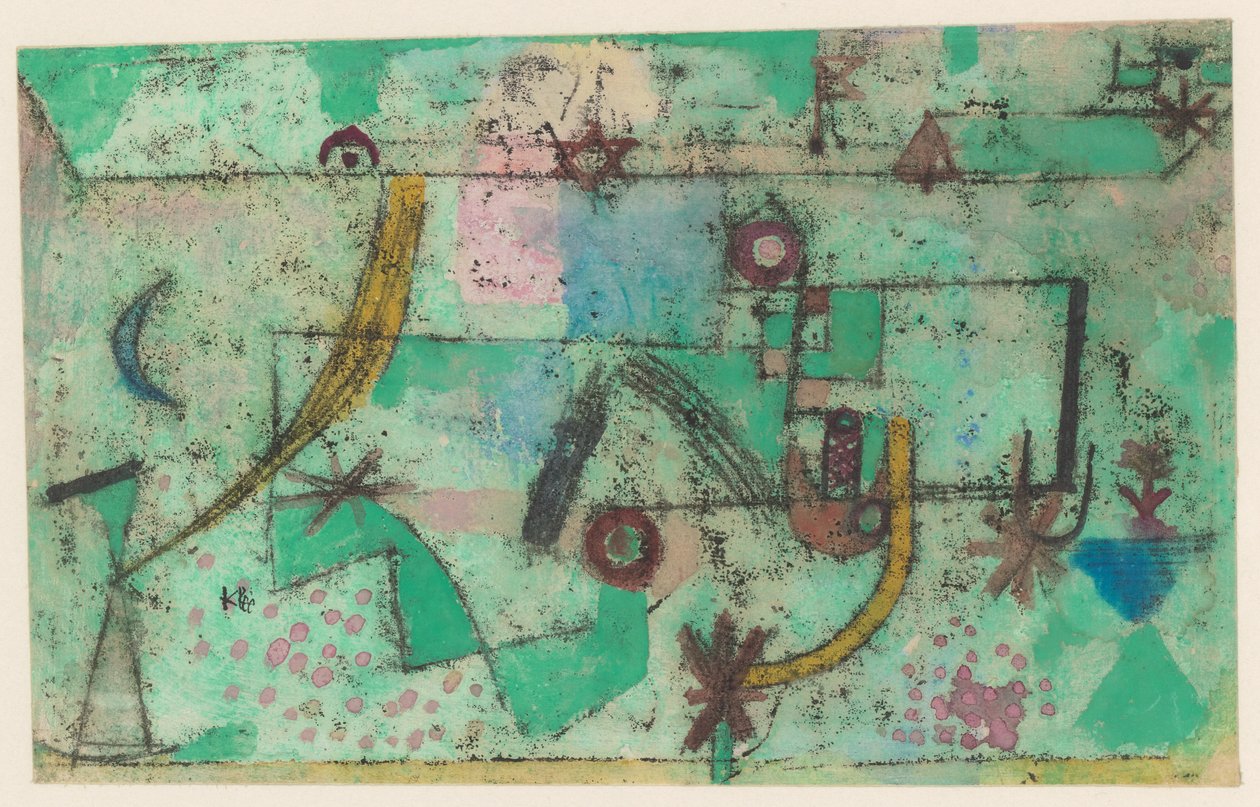 W stylu Bacha autorstwa Paul Klee