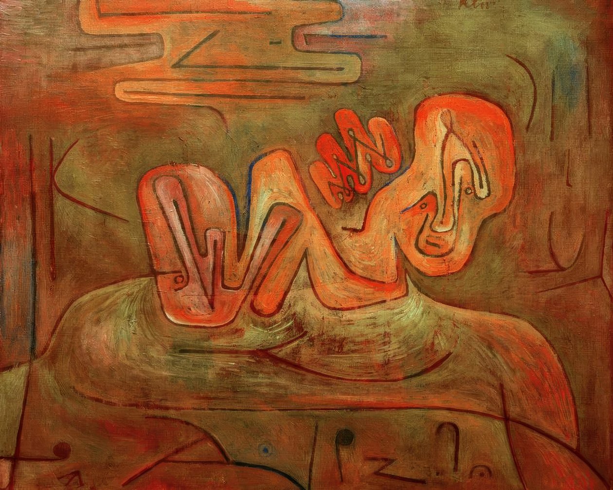 Katastrofa Sfinksa autorstwa Paul Klee