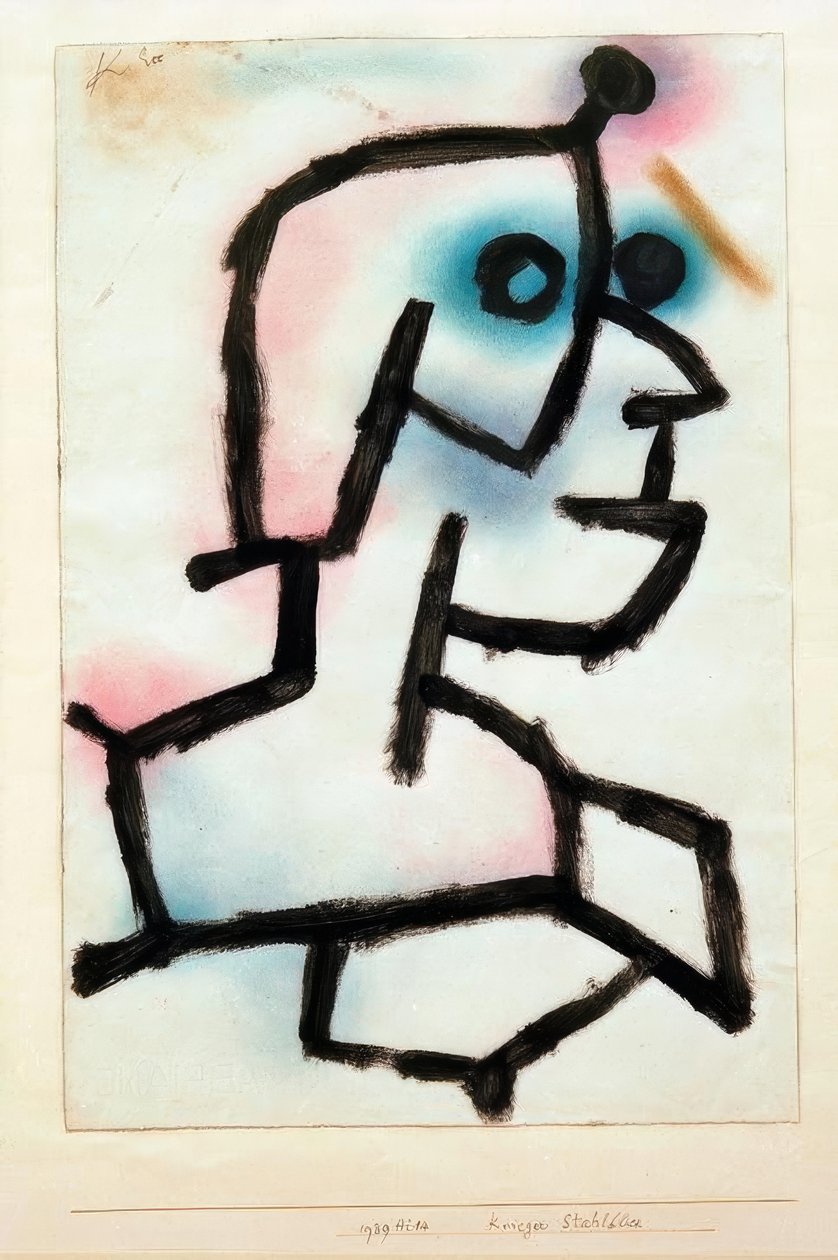 Stalowe oczy wojownika autorstwa Paul Klee