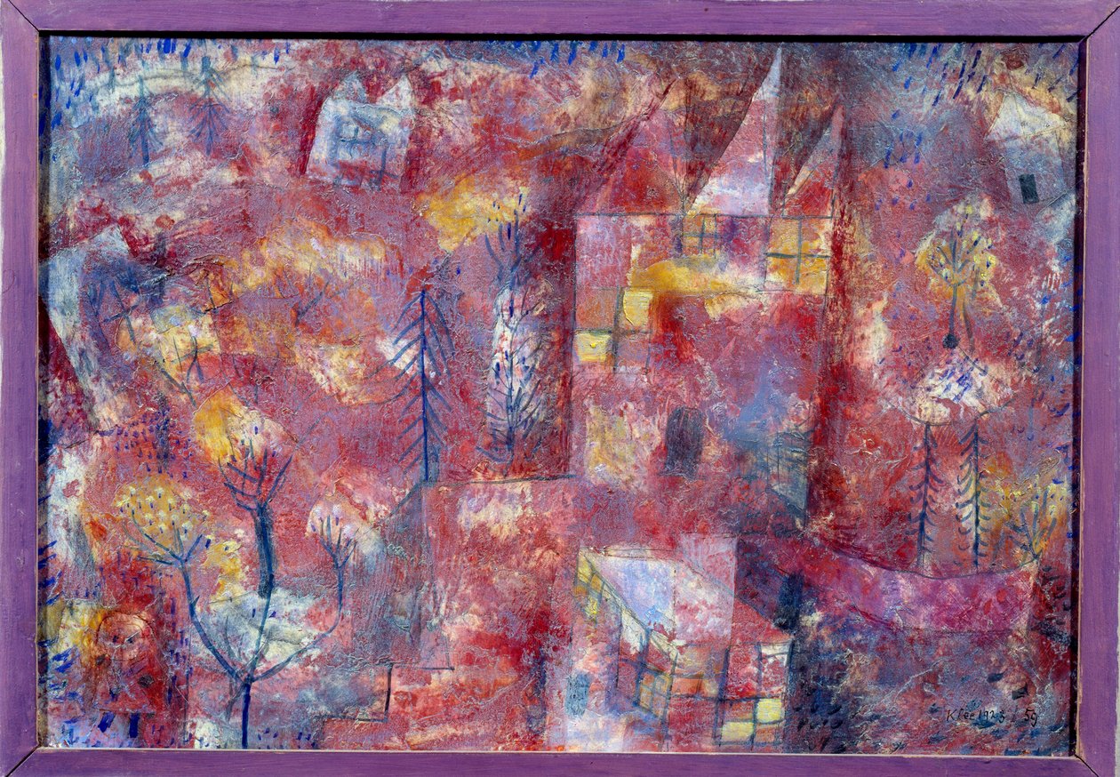 Paisagem no Childpolish autorstwa Paul Klee