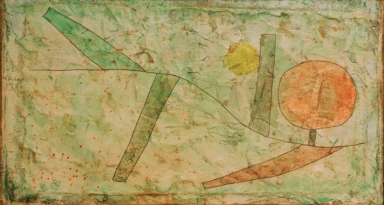 Krajobraz na początku autorstwa Paul Klee