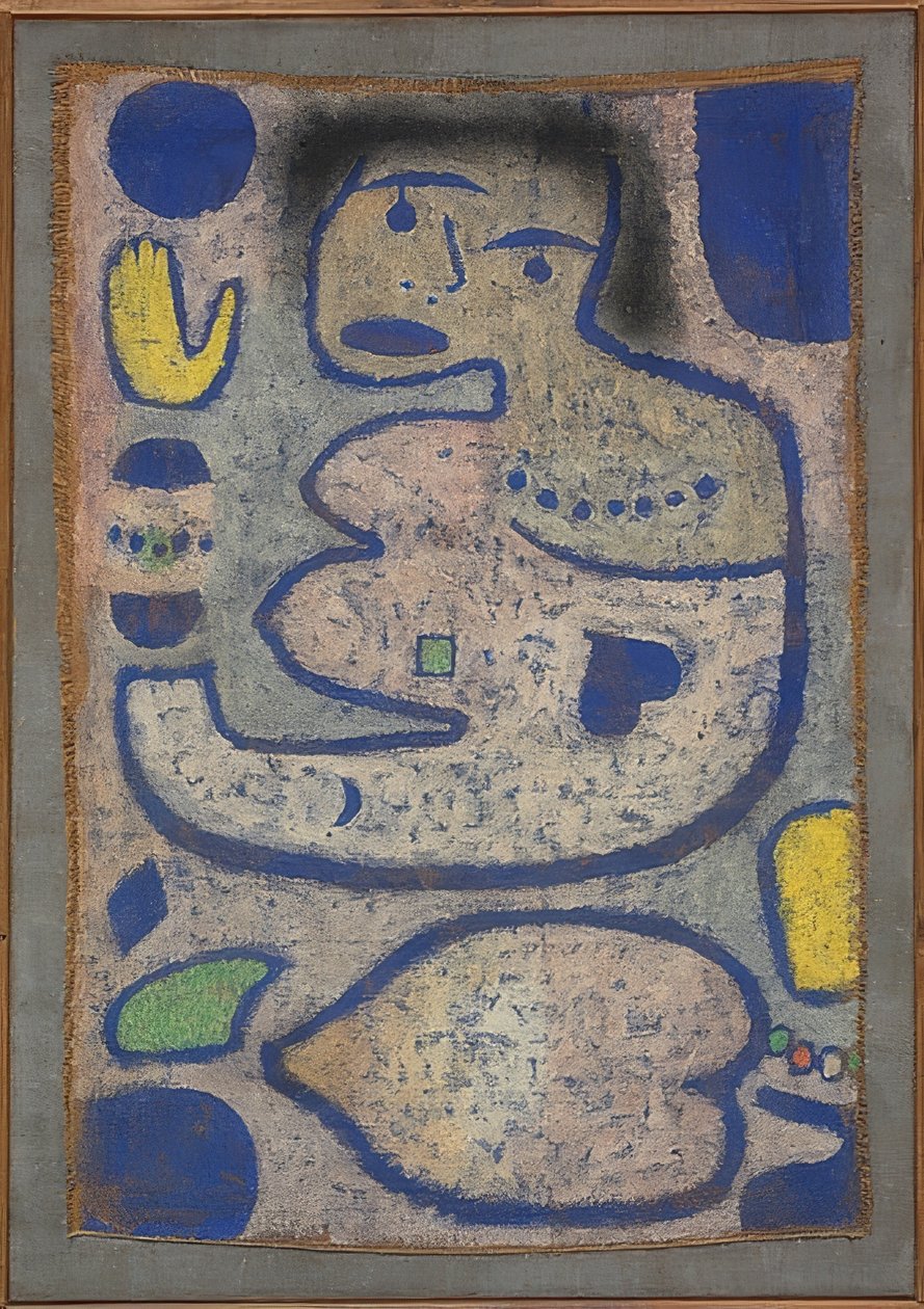 Piosenka miłosna na nowiu księżyca. 1939 autorstwa Paul Klee