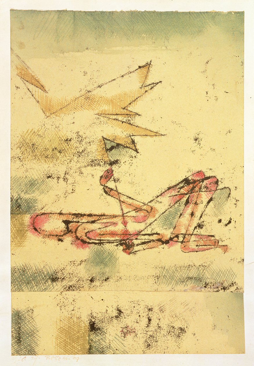 Uderzenie pioruna autorstwa Paul Klee