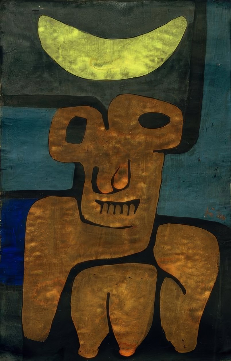 Luna barbarzyńca autorstwa Paul Klee