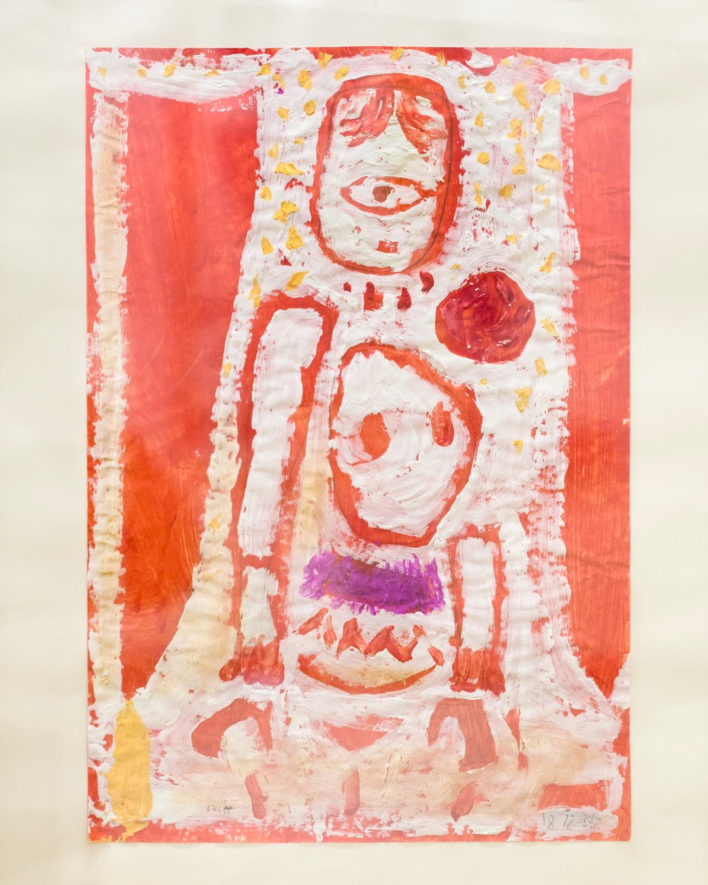 dziewczyna z broszką autorstwa Paul Klee