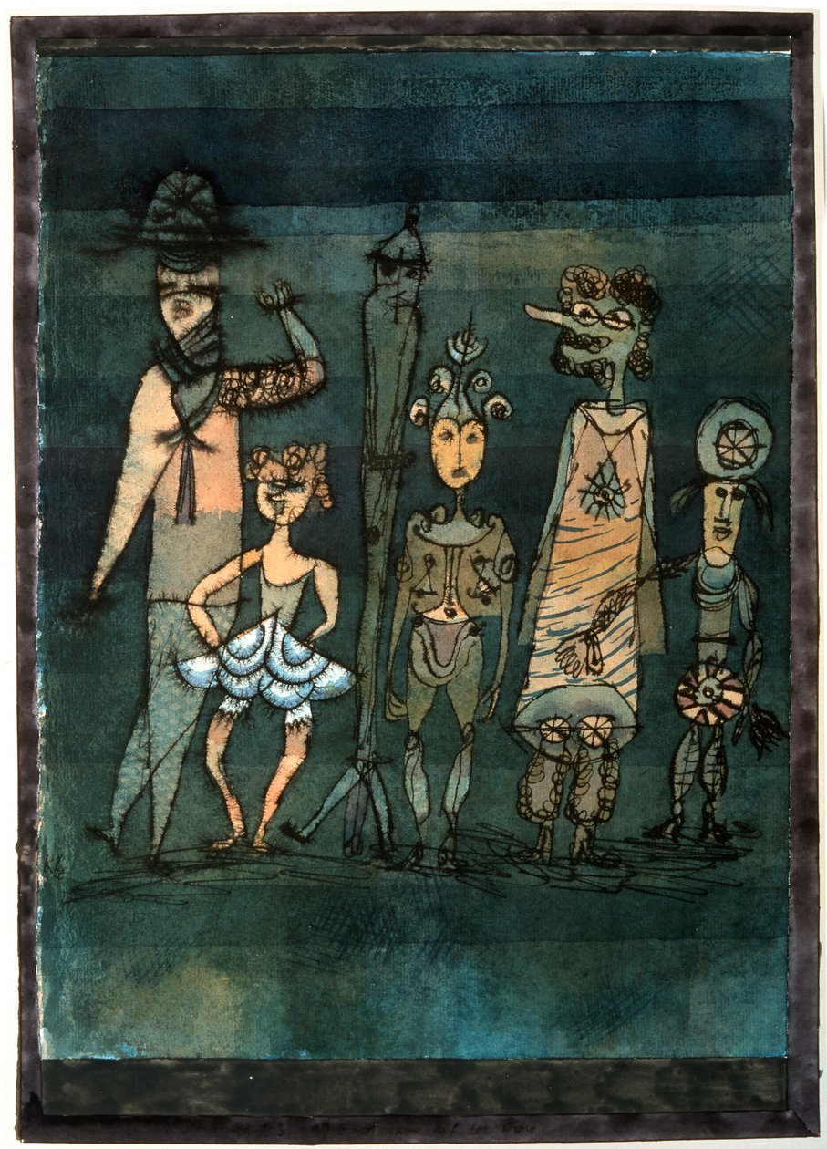 Maski, 1923. autorstwa Paul Klee