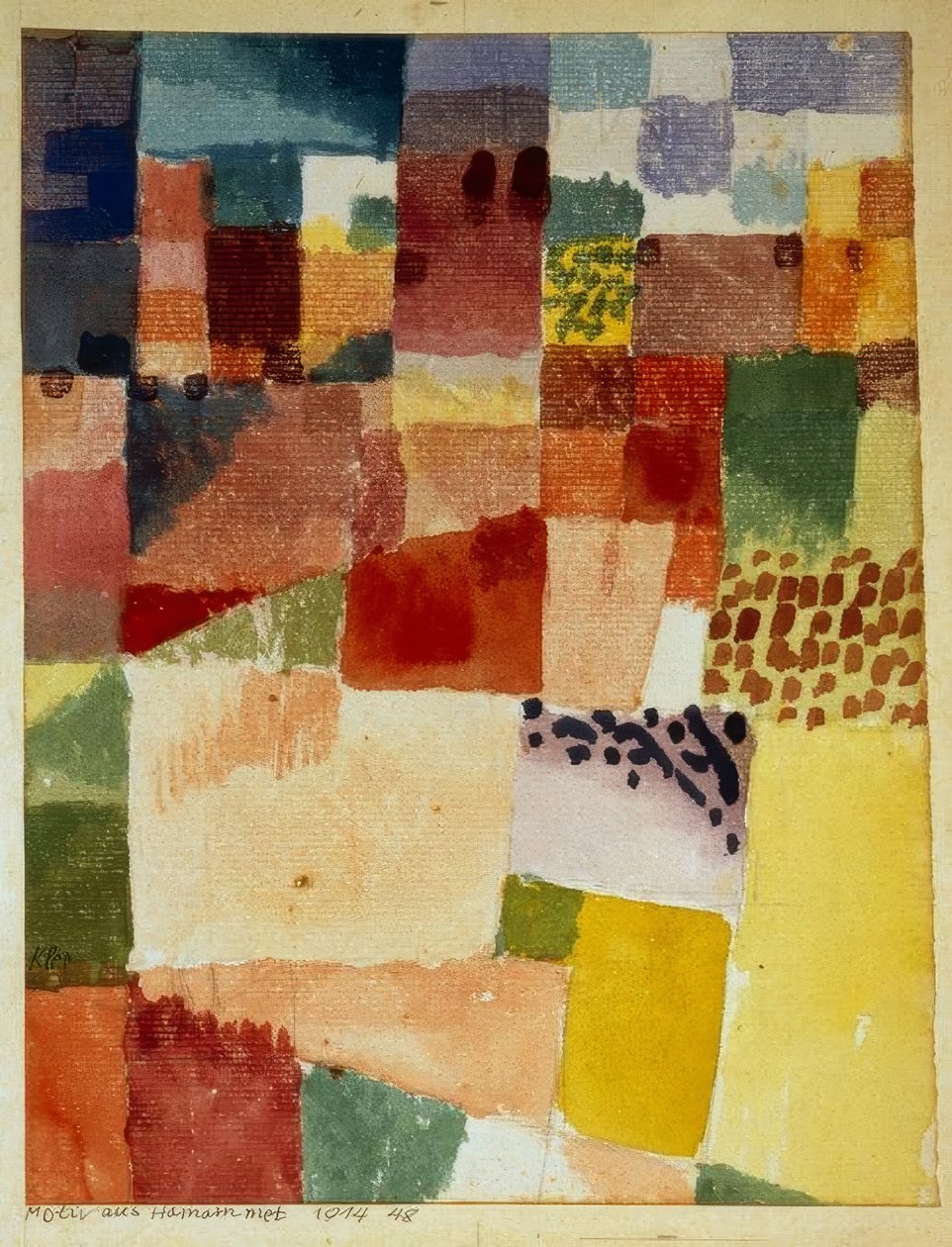 Motyw z Hammametu autorstwa Paul Klee