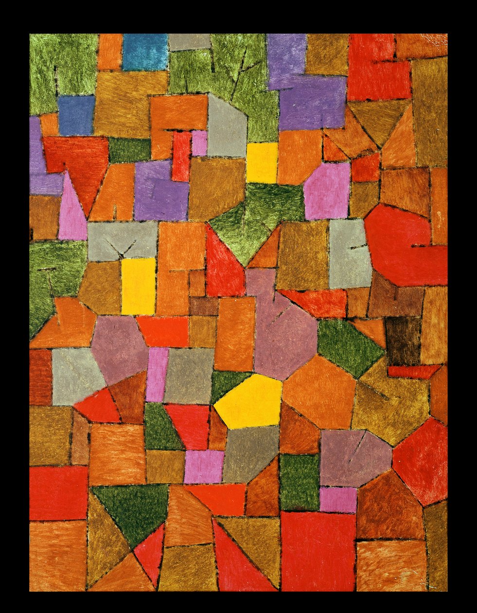 Wioska górska (jesień) 1934 autorstwa Paul Klee
