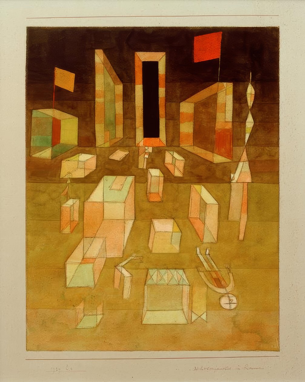 Nieskomponowany w przestrzeni autorstwa Paul Klee