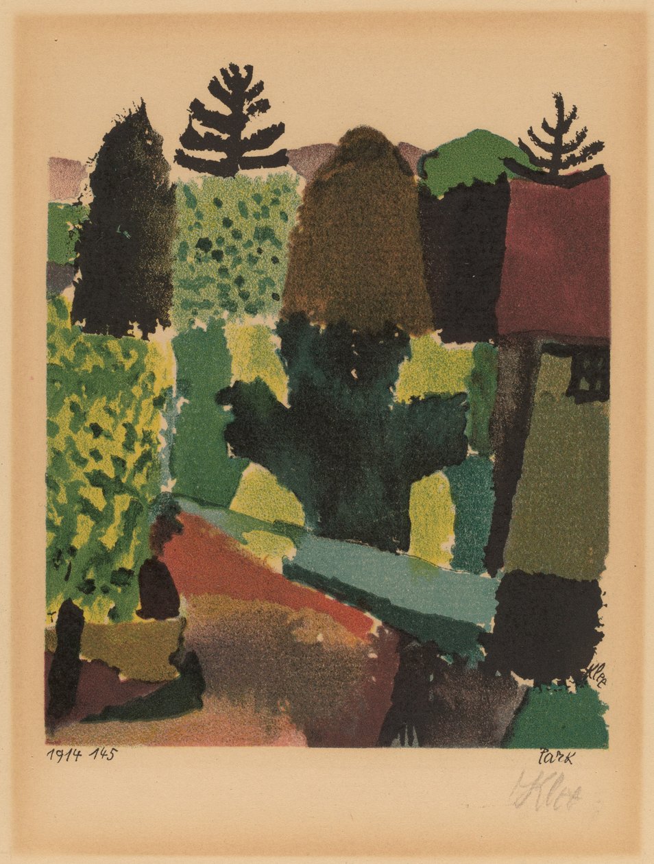 Park autorstwa Paul Klee
