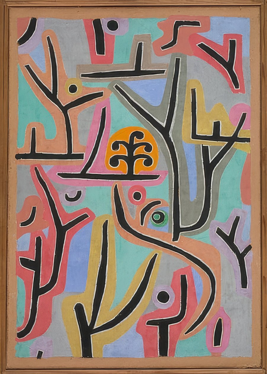 park został zablokowany przez L U. 1938, 129 (J 9) autorstwa Paul Klee