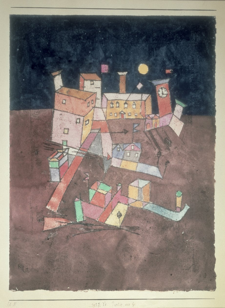 Część G autorstwa Paul Klee