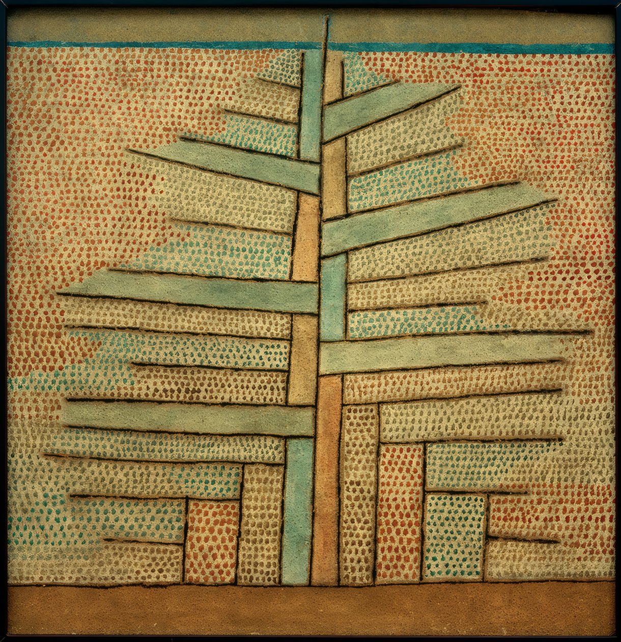 Paul Klee, sosna / obraz, 1932 autorstwa Paul Klee