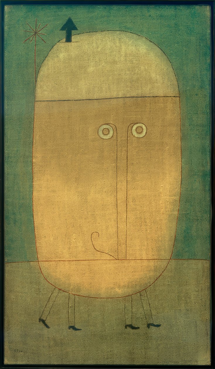 Paul Klee, Maska strachu / Obraz, 1932 autorstwa Paul Klee