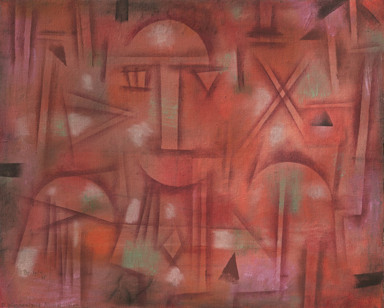 Krystalizacja fizjonomiczna, 1924. autorstwa Paul Klee